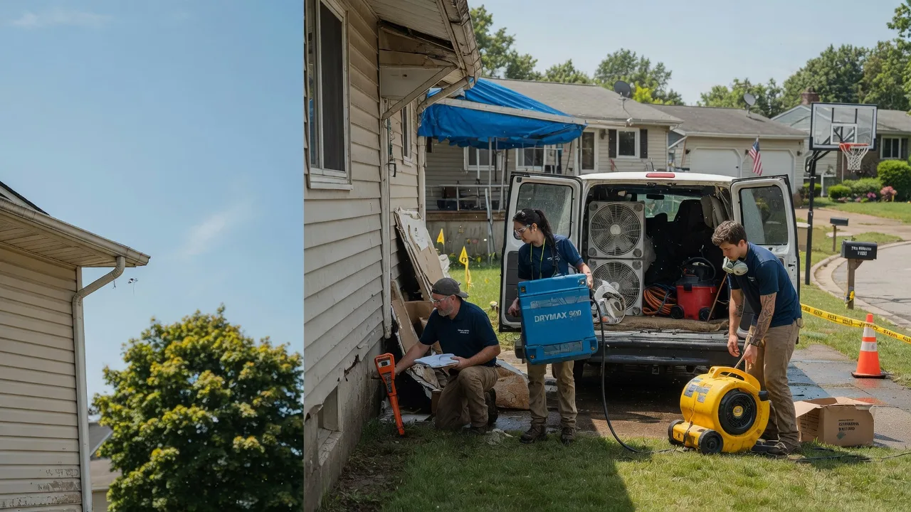 Ceiling Leak Cleanup in Shenandoah, PA near me